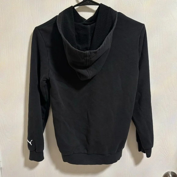 Puma SpongeBob Square Pants Kids‎ Unisex Black Hoodie Size Medium Warm Winter - Picture 4 of 6